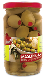 Pasta Pepper Stuffed Olives