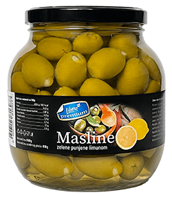 Premium Lemon Stuffed Olives